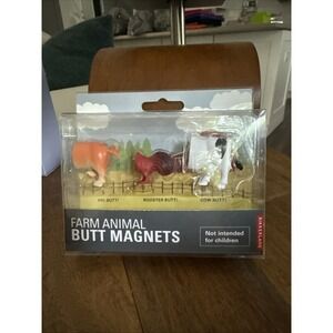 Farm Animals Butt Magnet - by Cracker Barrel -New 3 Piece